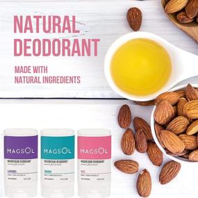 img 1 attached to 🌿 MAGSOL Travel Size Natural Deodorant for Women - 3 Pack, 0.5 oz Each - Ideal for Highly Sensitive Skin (Lavender, Jasmine, Rose)