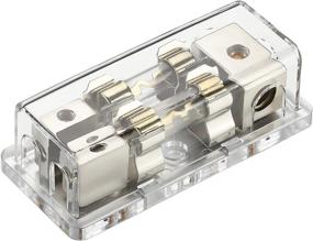 img 2 attached to Freajoin 4/8 AWG AGU Fuse Holder Fuse Distribution Block 4 GA in to 2 x 8 GA Out with 2PCS 100A Gold-Plated Fuses