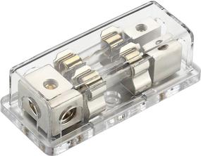 img 3 attached to Freajoin 4/8 AWG AGU Fuse Holder Fuse Distribution Block 4 GA in to 2 x 8 GA Out with 2PCS 100A Gold-Plated Fuses