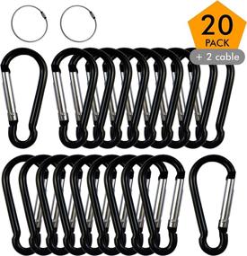 img 4 attached to Millennial Essentials Aluminium Carabiner Spring Loaded