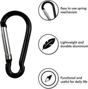 img 2 attached to Millennial Essentials Aluminium Carabiner Spring Loaded