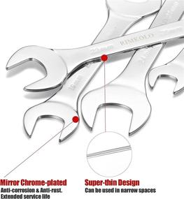 img 1 attached to 🔧 RIMKOLO Super Thin 8 Piece Vanadium Rolling: Ultra-Sleek and Durable Toolkit for Enhanced Efficiency