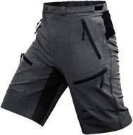 🚴 cycorld men's mountain bike shorts mtb baggy cycling pants with zip pockets - loose fit & lightweight логотип