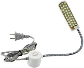 img 3 attached to 🧵 Bonlux LED Sewing Machine Light with Magnetic Mounting Base - 30 LEDs, Flexible Gooseneck Lamp for Home or Sewing Machine