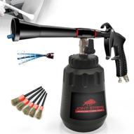 🚗 efficient car interior cleaning with joint stars high pressure car cleaning gun: powerful high pressure cleaner and detailing kit in premium black design logo
