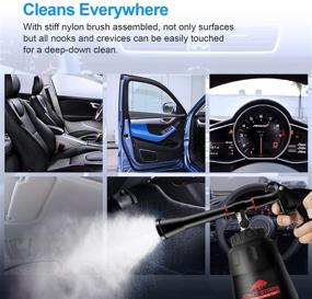img 1 attached to 🚗 Efficient Car Interior Cleaning with JOINT STARS High Pressure Car Cleaning Gun: Powerful High Pressure Cleaner and Detailing Kit in Premium Black Design