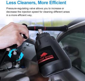 img 2 attached to 🚗 Efficient Car Interior Cleaning with JOINT STARS High Pressure Car Cleaning Gun: Powerful High Pressure Cleaner and Detailing Kit in Premium Black Design
