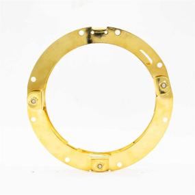 img 2 attached to SKUNTUGUANG 7 Inch Headlight Ring Mounting Bracket For Motorcycle Harley Davidson Road King(Glod)