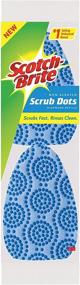img 4 attached to 🧽 Scotch-Brite Scrub Dots Non-Scratch Dishwand Refills - 2 Pack | Fits All Scotch-Brite Dishwands