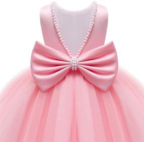 img 1 attached to Elegant Sleeveless Dresses for Toddler Wedding, Christmas & Easter - Girls' Clothing