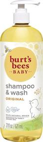 img 4 attached to 👶 Burt's Bees Tear Free Baby Shampoo & Wash: Natural Care, 21 oz (Packaging May Vary)