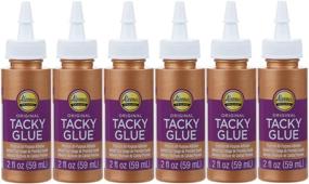 img 4 attached to 🔧 Aleene's Original Tacky Glue, 2 fl. oz., 6-Pack, America's Favorite - Perfect for Slime, Crafts, and School Projects!