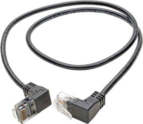 img 3 attached to 🔌 TRIPP Gigabit Snagless Right Angle N201 SR1 BK: High-speed Ethernet Cable with Convenient Right-Angled Design