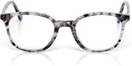 👓 enhance your eye health: truedark daylights grey tortoiseshell pro blue light blocking glasses logo