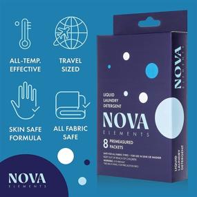 img 1 attached to Новая портативная стиральный порошок Nova Elements