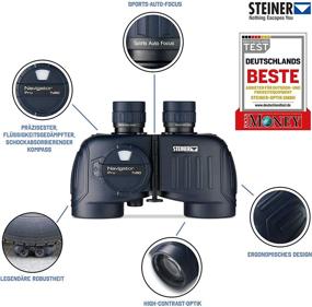 img 2 attached to 🔭 Steiner Navigator Pro 7x50 Binoculars: Integrated Compass, Enhanced Clarity, Black (7155)