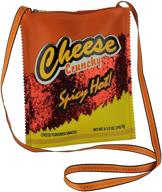 cheese crunch crossbody bag vinyl logo