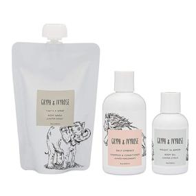 img 4 attached to 🌿 Gryph and IvyRose Newborn Essentials - Toxin Free Vegan Skin Care Gift Set for Babies - Body Wash, Oil, Shampoo, & Conditioner - Safe & Effective Baby Skin Care