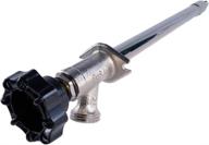 🚰 midline valve 8432p sillcock pipe: chrome plated brass body, frost-proof, 1/2 inch pex connection & 3/4 inch hose bib, lead-free - 10 inch logo