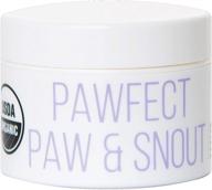 🐾 kibble pet pawfect paw & snout balm: смягчающий бальзам для собак с сухой кожей лап и пятачка, натуральная и органическая формула, производство сша - 1 унция. логотип