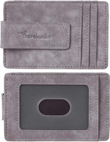 img 3 attached to 🔒 Minimalist Blocking Pocket Wallet by Travelambo