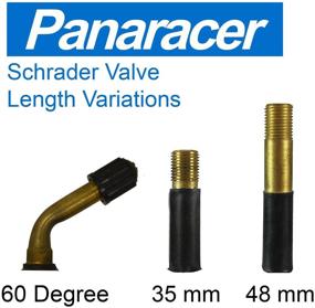 img 2 attached to 🚲 Panaracer Bicycle Tube: Schrader Valve, Multiple Sizes, 35-48-60mm Valves, Single or Two Pack - Find Your Perfect Fit!