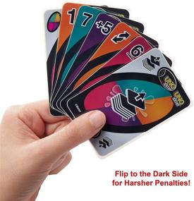 img 1 attached to 💦 Water Resistant UNO Flip Splash Matching Card Game | Double-sided 2-Sided Cards | Game Night | Gift for Ages 7 Years & Older