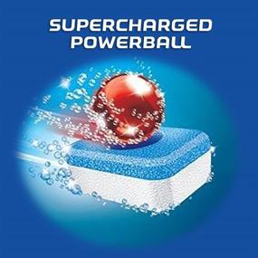 img 1 attached to Efficient 88 Count Finish Max in 1 🧼 Powerball Wrapper Free Dishwasher Detergent Tablets - 57.7 Oz Pack