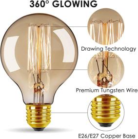 img 2 attached to 💡 Restaurant Lighting Fixtures - Dimmable Incandescent