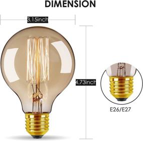 img 1 attached to 💡 Restaurant Lighting Fixtures - Dimmable Incandescent