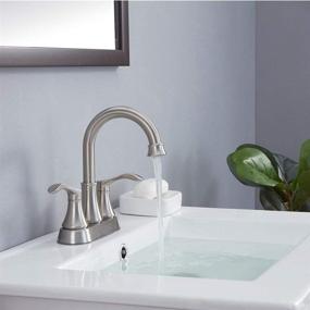 img 2 attached to VALISY Brushed Stainless Bathroom Vanity Sink
