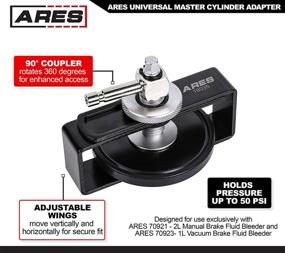 img 3 attached to 🔧 ARЕS 18035 - Innovative Universal Master Cylinder Adapter with Adjustable Wings - Fits Openings 1" - 2.76" - Compatible with 70921 and 70923 Brake Fluid Bleeders