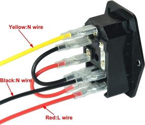 img 2 attached to FILSHU Socket Module Wiring，Iec320 Illuminated