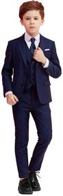 img 3 attached to Boys' Tuxedo Blazer Suit - Formal Outfit for Special Occasions