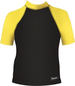 img 1 attached to 👕 Comfortable Aeroskin Polypropylene Short Sleeve Shirt with Grippers and Fuzzy Collar