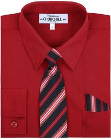 img 2 attached to 👔 S H Churchill Co Dress Shirt Boys' Clothing: Tops, Tees & Shirts Galore!