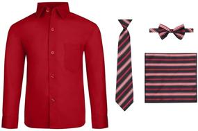 img 3 attached to 👔 S H Churchill Co Dress Shirt Boys' Clothing: Tops, Tees & Shirts Galore!