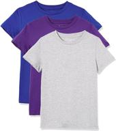 👚 heather girls' clothing: kid nation's stylish short sleeve crew neck collection logo