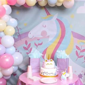 img 3 attached to Unicorn Photo Booth Backdrop Decoration