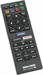 img 1 attached to 📀 RMT-VB201U Replacement Remote Control for Sony BLU-RAY Disc Players BDP-S3700 BDP-BX370 BDP-S1700 RMTVB201U BD-BX370 BDP-S1700ES 149312311 BDP-BX150 BDP-BX350 BDP-BX550 BDP-BX650 BDP-S1500 UBP-X700