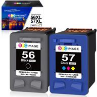 gpc image remanufactured ink cartridges replacement for hp 56 & 57 - deskjet & photosmart printers - psc 2210 (2-pack) logo