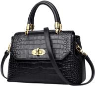 laorentou authentic crocodile women's handbags & wallets - shoulder handbags and satchels logo