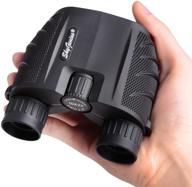 🔭 skygenius 10x25 compact binoculars with bk4 roof prism, fmc lens – ideal binoculars for bird watching, adults, travel, concerts, and theater (0.53lb) logo