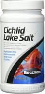 🐠 seachem cichlid lake salt - 250g / 8.8oz - enhance cichlid habitat логотип