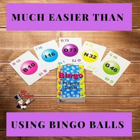 img 3 attached to MR CHIPS Professional Plastic Coated Bingo Playing Cards - 75 Deck of Cards - Colorful: A Premier Choice for Fuss-Free Bingo Fun!