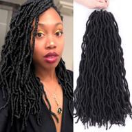 crochet 18inch synthetic braiding extensions logo