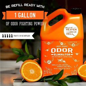 img 2 attached to 🍊 Powerful Pet Odor Eliminator: ANGRY ORANGE Citrus Deodorizer for Dog or Cat Urine Smells on Carpet, Furniture & Floors - Puppy Supplies