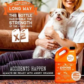 img 3 attached to 🍊 Powerful Pet Odor Eliminator: ANGRY ORANGE Citrus Deodorizer for Dog or Cat Urine Smells on Carpet, Furniture & Floors - Puppy Supplies