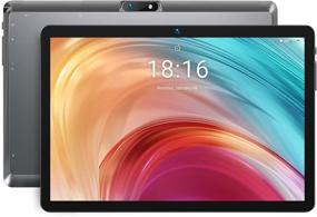 img 4 attached to 📱 BMAX I9 10-Inch Android Tablet with Quad-Core Processor, 2GB RAM, 32GB Storage, Android 10, 10.1-Inch IPS Touchscreen, Type C, FM, Wi-Fi, Grey Metal Body
