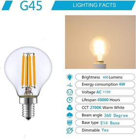 img 1 attached to LXcom Dimmable Vintage Filament Bulb - Energy Efficient Equivalent